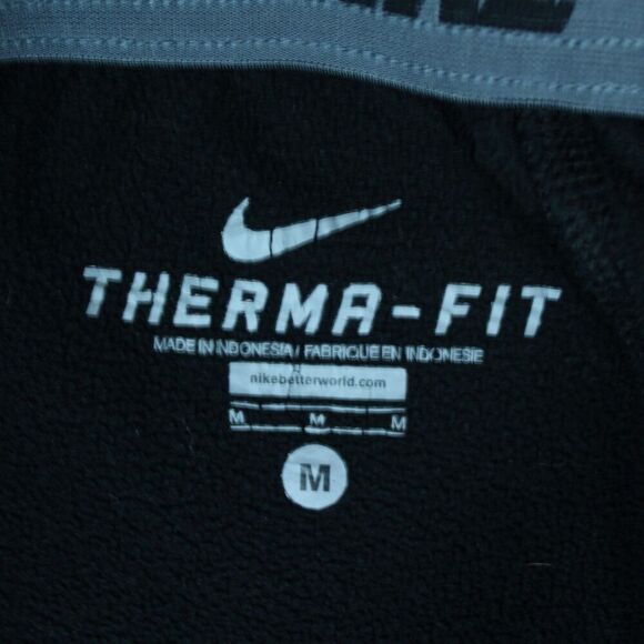 Nike Therma-Fit Pants Mens Medium Black Gray Athletic Training Track Joggers - Picture 2 of 11